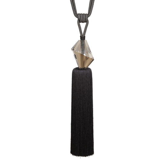 JLS Astral Tassel Tiebacks (Pair) - Black
