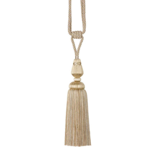 JLS Decadence Metallics Tassel Tiebacks (Pair) - Sand
