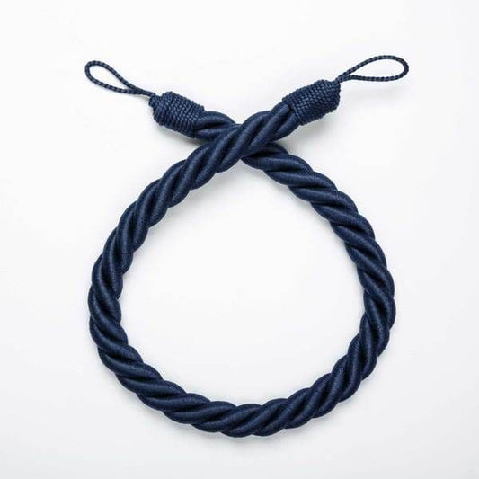 JLS Melody Rope Tiebacks (Pair) - Navy