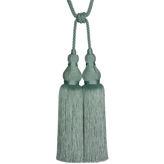 JLS Oasis Double Tassel Tiebacks (Pair) - Duck Egg