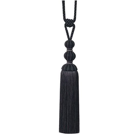 Jones Bexley Tassel Tieback - Black