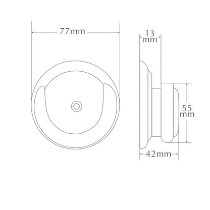 Jones Cathedral 30mm Wooden Curtain Pole Recess Bracket - Antique Gold
