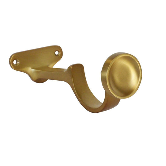 Jones Esquire 50mm Metal Curtain Pole Centre Bracket - Brushed Gold
