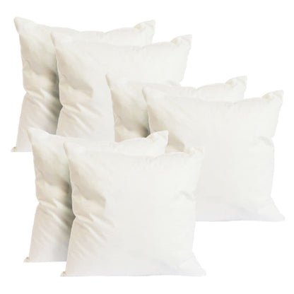 Jones Square Feather Cushion Pads (Pack of 6) - 41cm x 41cm