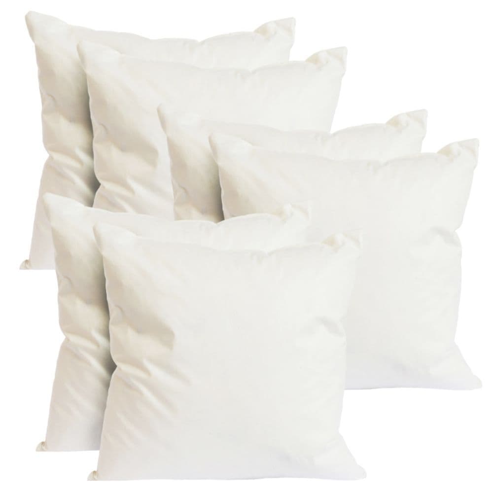 Jones Square Feather Cushion Pads (Pack of 6) - 46cm x 46cm