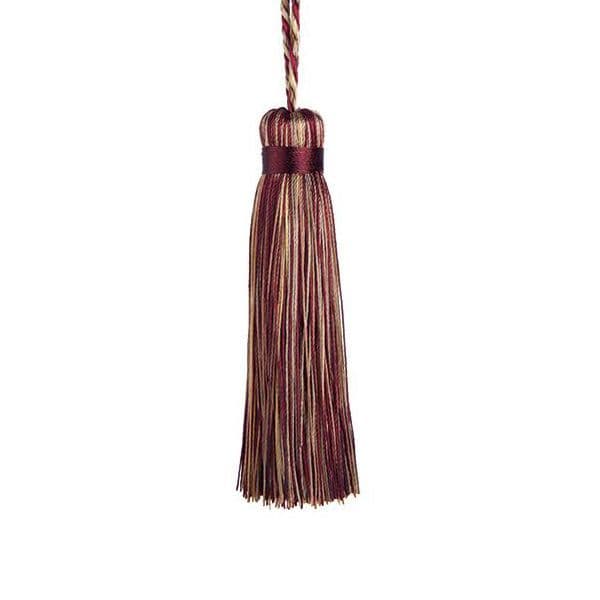 Jones Florentine Cushion Tassel - Wine