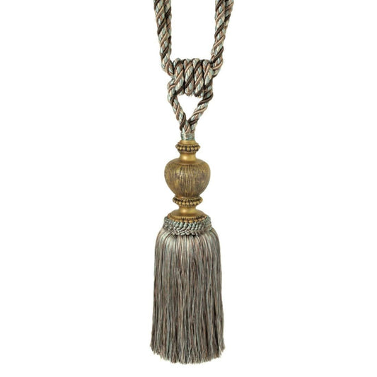 Jones Florentine Medium Tassel Tieback - Duck Egg