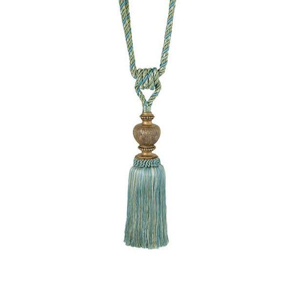 Jones Florentine Medium Tassel Tieback - Sky
