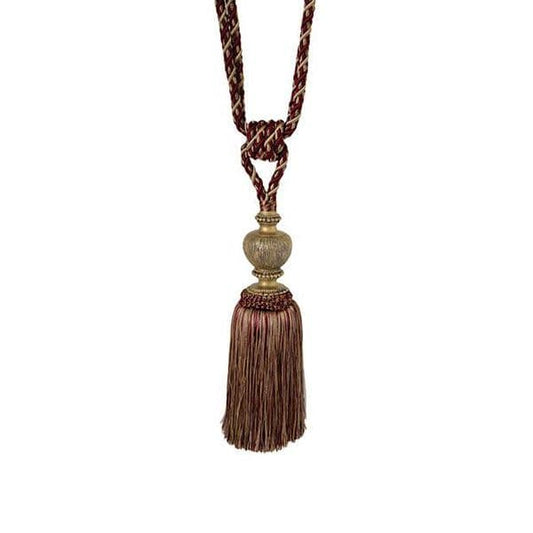 Jones Florentine Medium Tassel Tieback - Wine