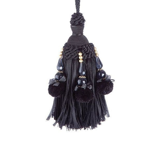 Jones Interlude Key Tassel - Black
