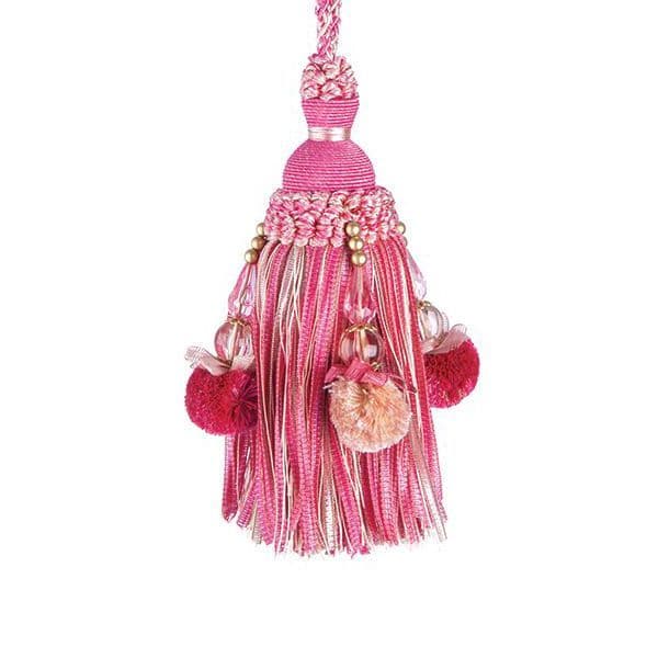 Jones Interlude Key Tassel - Cerise