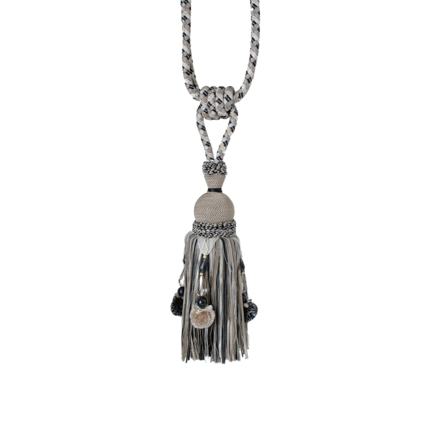 Jones Interlude Pendant Tieback - Nero