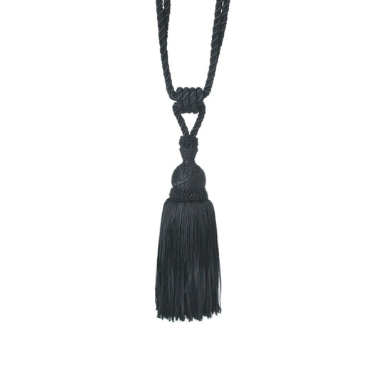 Jones Interlude Standard Tassel Tieback - Black