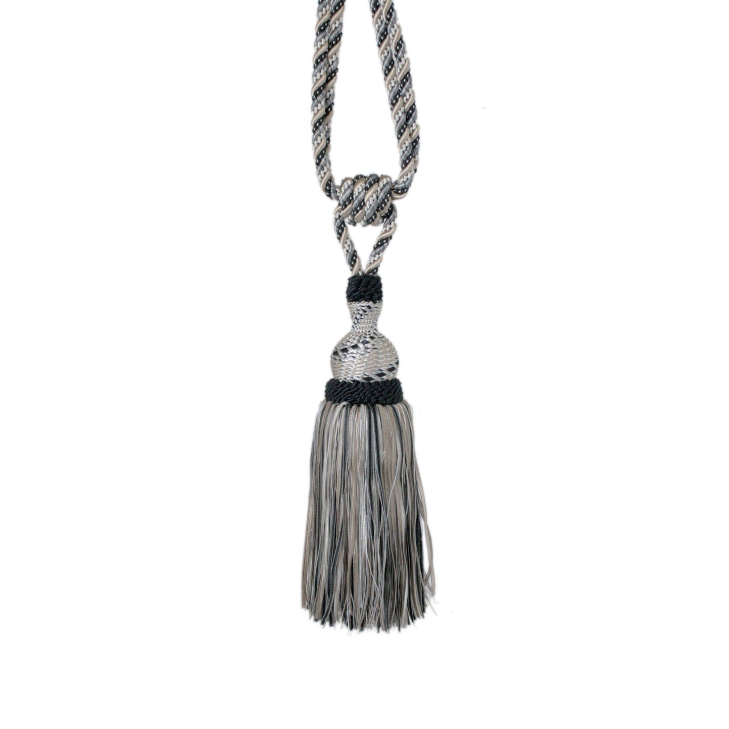 Jones Interlude Standard Tassel Tieback - Nero