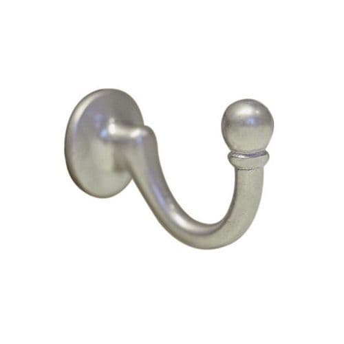 Jones Large Ball Metal Curtain Tieback Hook - Matt Nickel