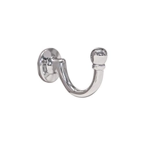 Jones Medium Ball Metal Curtain Tieback Hook - Chrome
