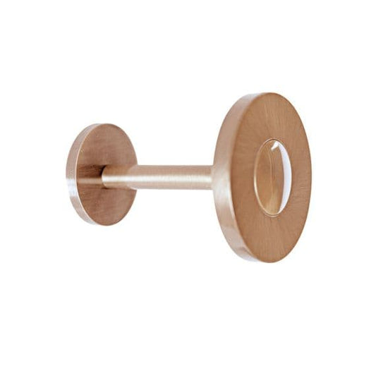 Jones Metal Disc Curtain Holdbacks (Pair) - Rose Gold