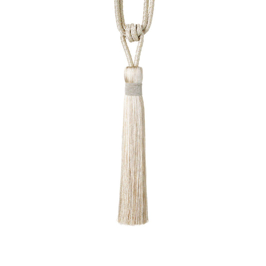 Jones Metallic Tassel Tieback - Sand