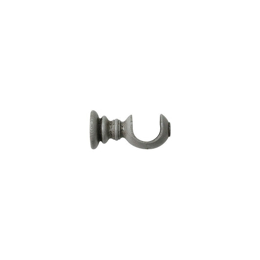 Jones Oakham 50mm Wooden Curtain Pole Bracket - Dove