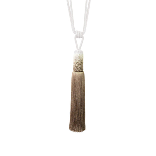 Jones Ombre Tassel Tieback - Linen