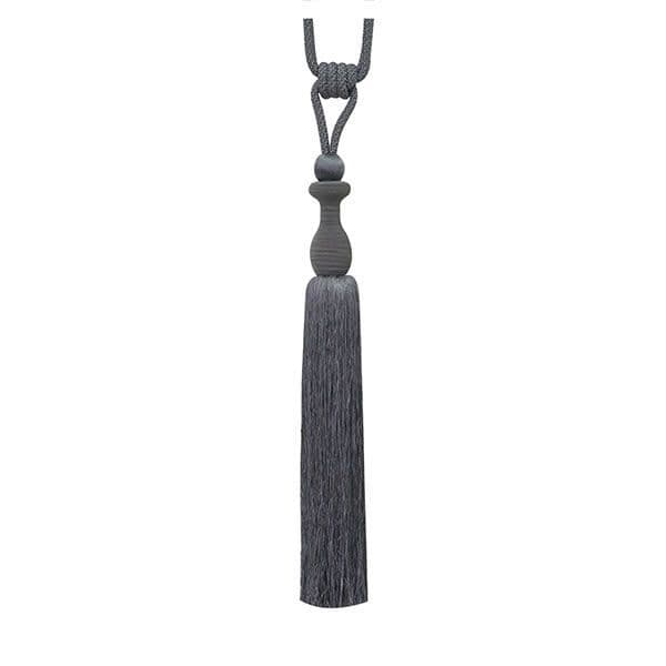 Jones Principal Adena Large Tassel Tieback - Steel