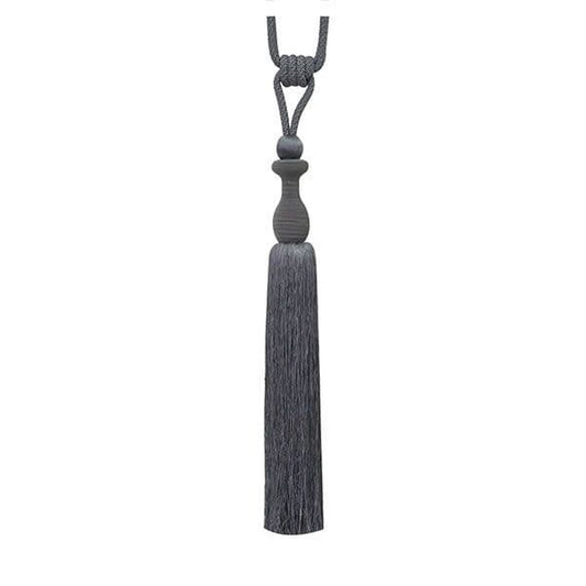 Jones Principal Adena Large Tassel Tieback - Steel