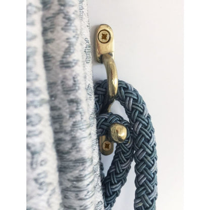 Jones Security Metal Curtain Tieback Hook - Brass