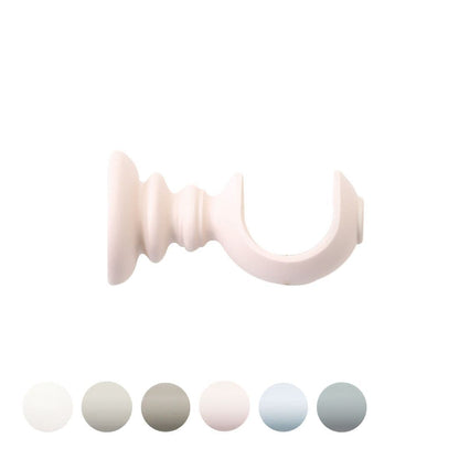 Jones Seychelles 40mm Wooden Curtain Pole Bracket - Blush