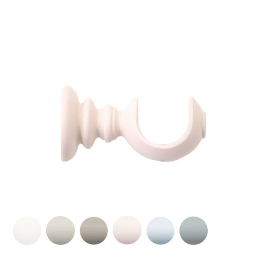 Jones Seychelles 40mm Wooden Curtain Pole Bracket - Blush