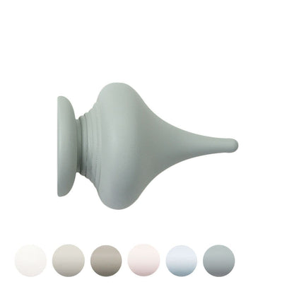Jones Seychelles Minaret 40mm Wooden Curtain Pole Finial - Haze