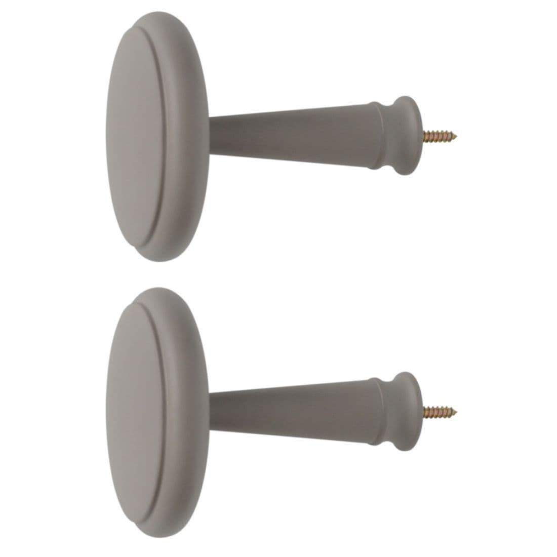 Jones Shore Wooden Curtain Holdbacks (Pair) - Clay