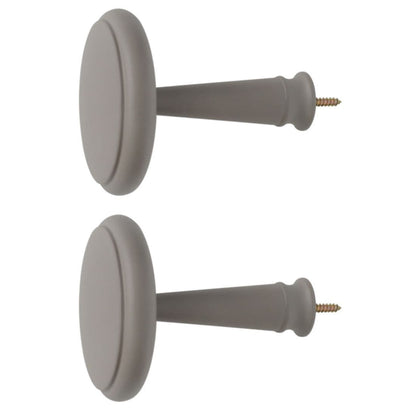 Jones Shore Wooden Curtain Holdbacks (Pair) - Clay
