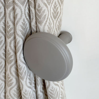 Jones Shore Wooden Curtain Holdbacks (Pair) - Clay