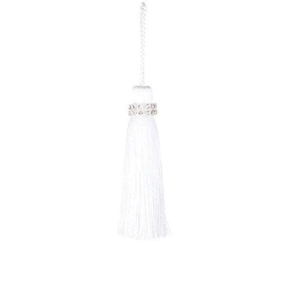 Jones Tiffany Key Tassel - White