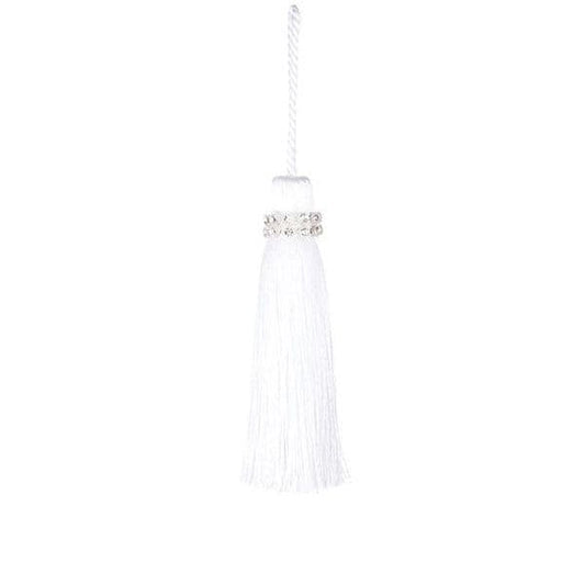 Jones Tiffany Key Tassel - White