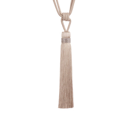 Jones Tiffany Tassel Tieback - Beige