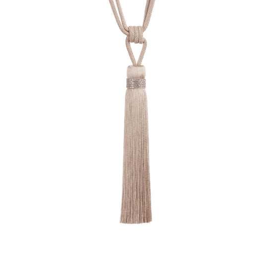 Jones Tiffany Tassel Tieback - Beige