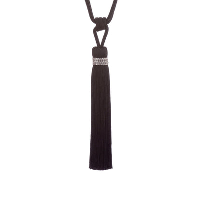 Jones Tiffany Tassel Tieback - Black
