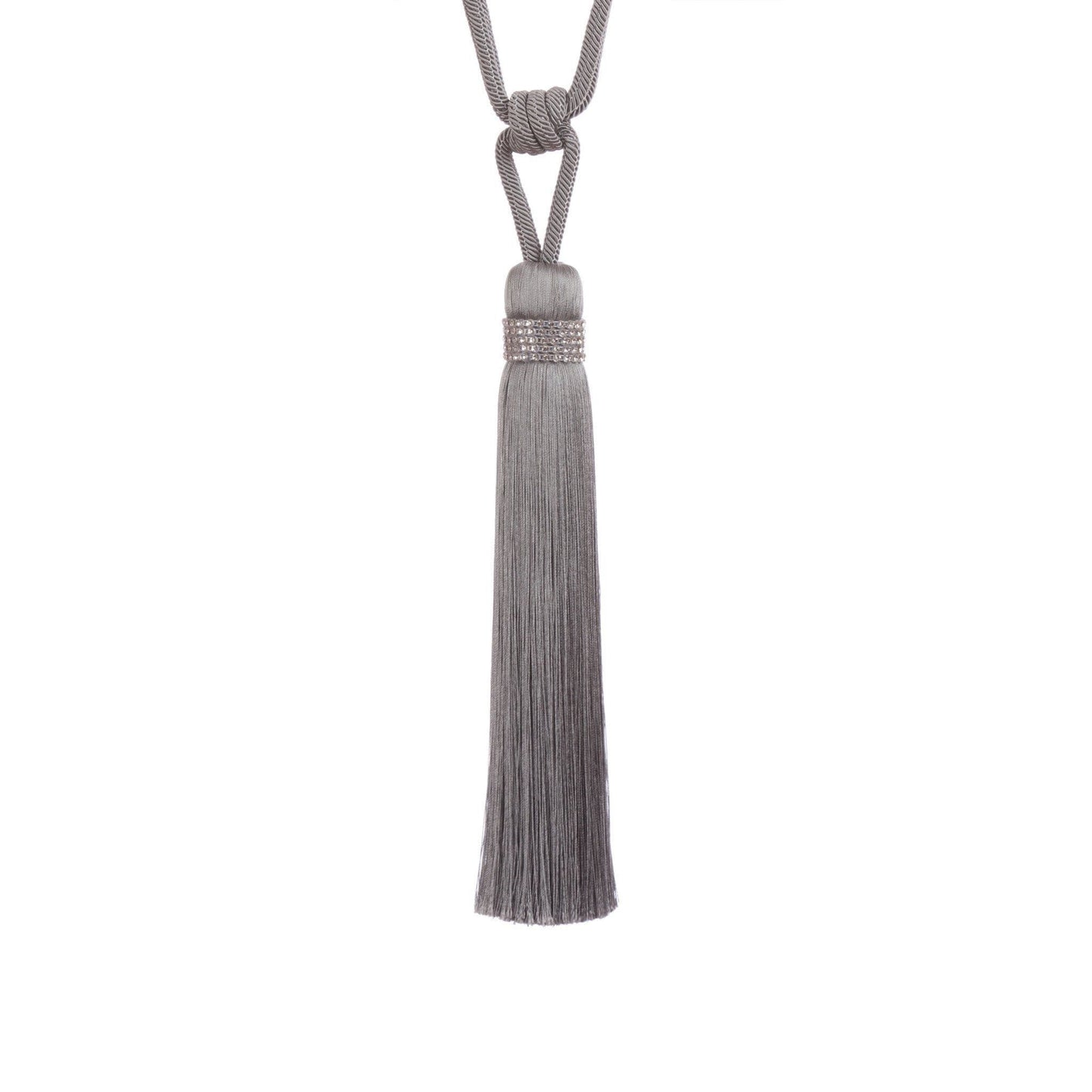 Jones Tiffany Tassel Tieback - Silver