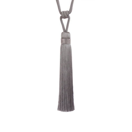 Jones Tiffany Tassel Tieback - Silver