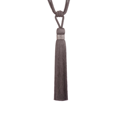 Jones Tiffany Tassel Tieback - Slate