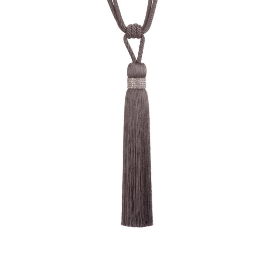 Jones Tiffany Tassel Tieback - Slate