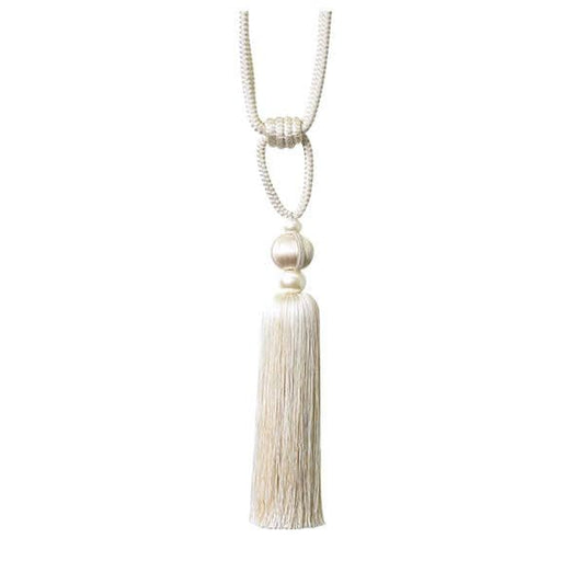 Jones Venice Tassel Tieback - Vanilla