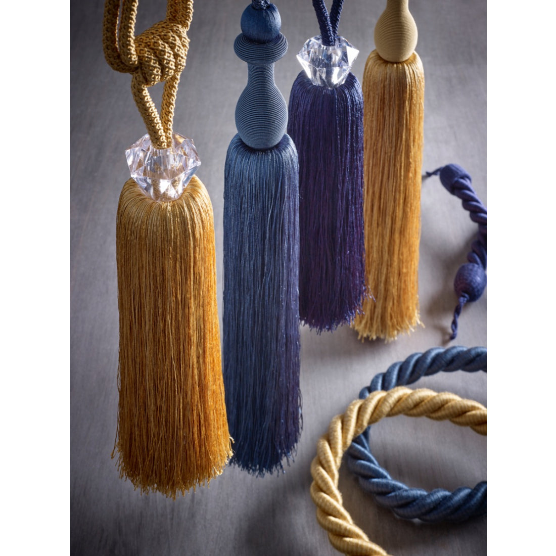 Jones Principal Dana Acrylic Tassel Tieback - Navy