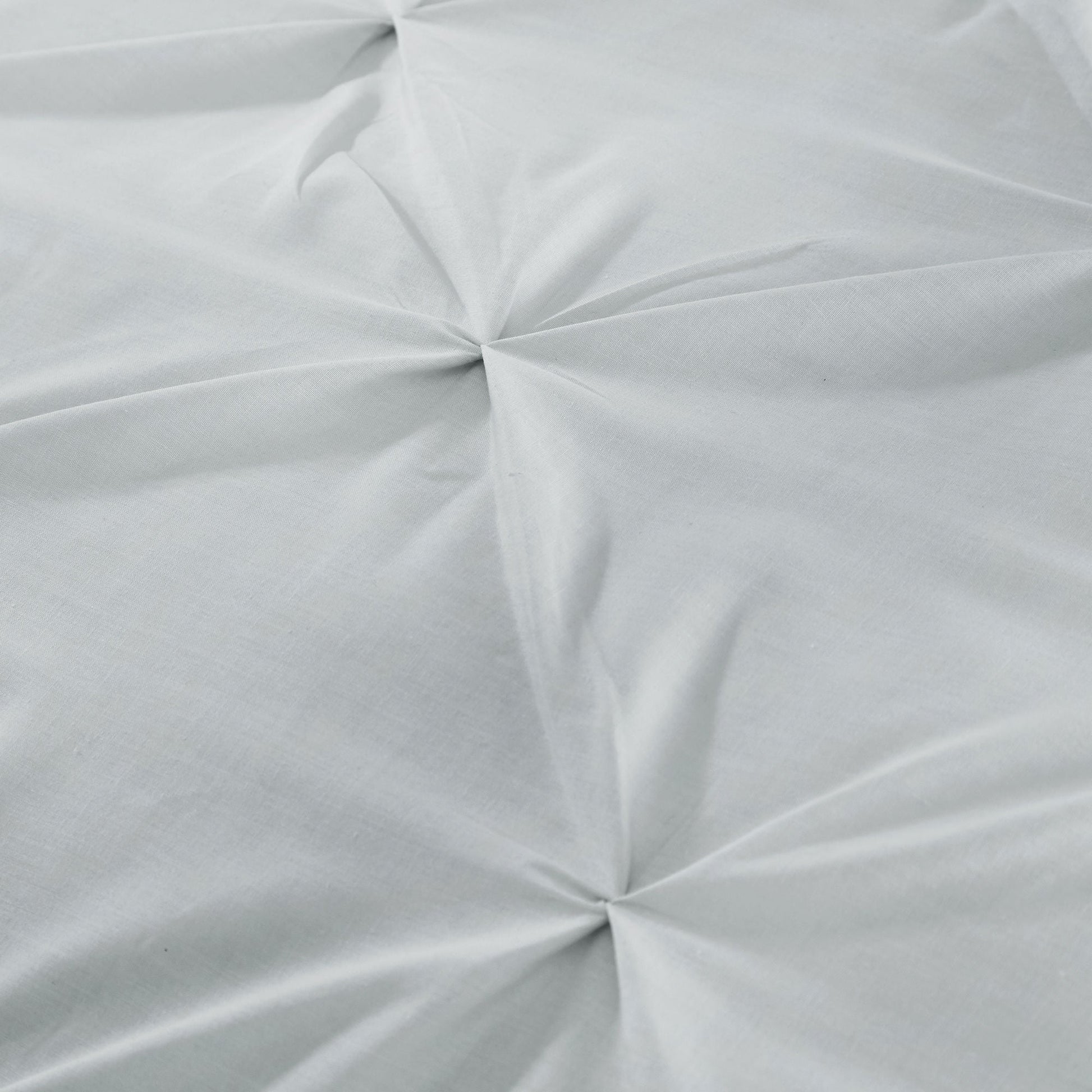 Lara Duvet Cover Set by Serene in Silver - Duvet Cover Set - Serene