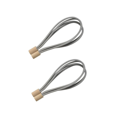 Laura Ashley Adelie Magnetic Tiebacks (Pair) - Grey