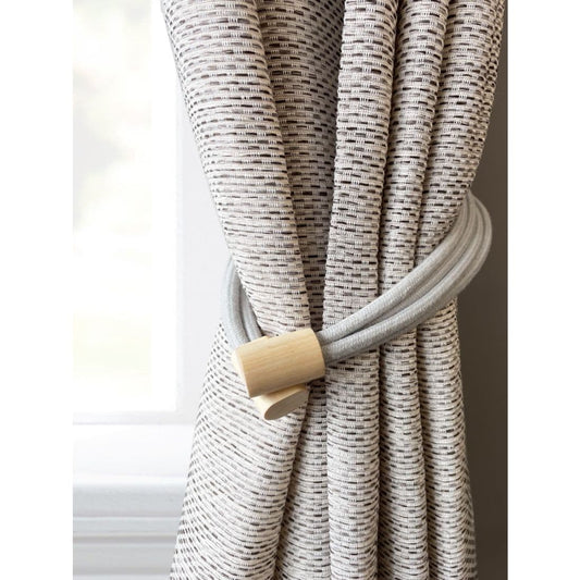 Laura Ashley Adelie Magnetic Tiebacks (Pair) - Grey