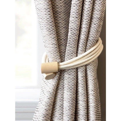 Laura Ashley Adelie Magnetic Tiebacks (Pair) - Natural