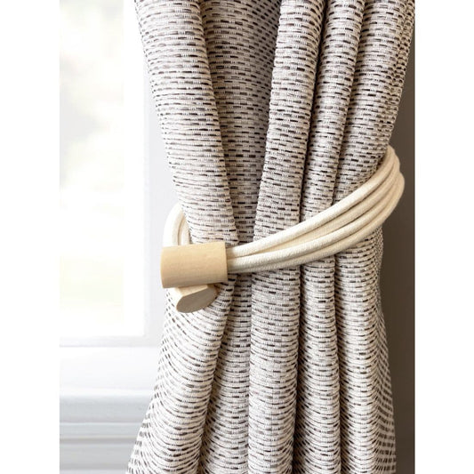 Laura Ashley Adelie Magnetic Tiebacks (Pair) - Natural