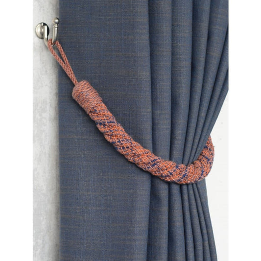 Laura Ashley Felton Rope Tiebacks (Pair) - Crimson Mix